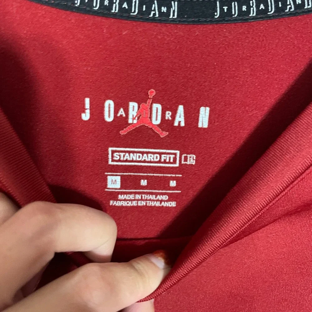 Jordan Men's Brand Oklahoma Sooners Crimson Dri-FIT Long Sleeve T-Shirt - Size M